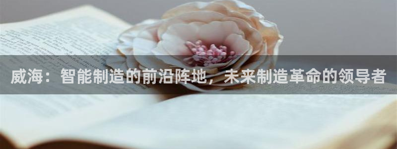 天辰线上娱乐：威海：智能制造的前沿阵地，未来制造革命的领导者